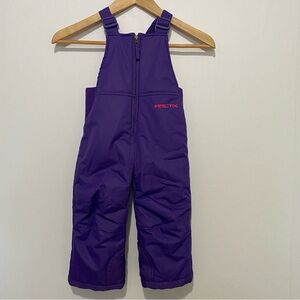 Arctix Toddler Snow Bib Overalls 3T Purple Insulated Waterproof Winter